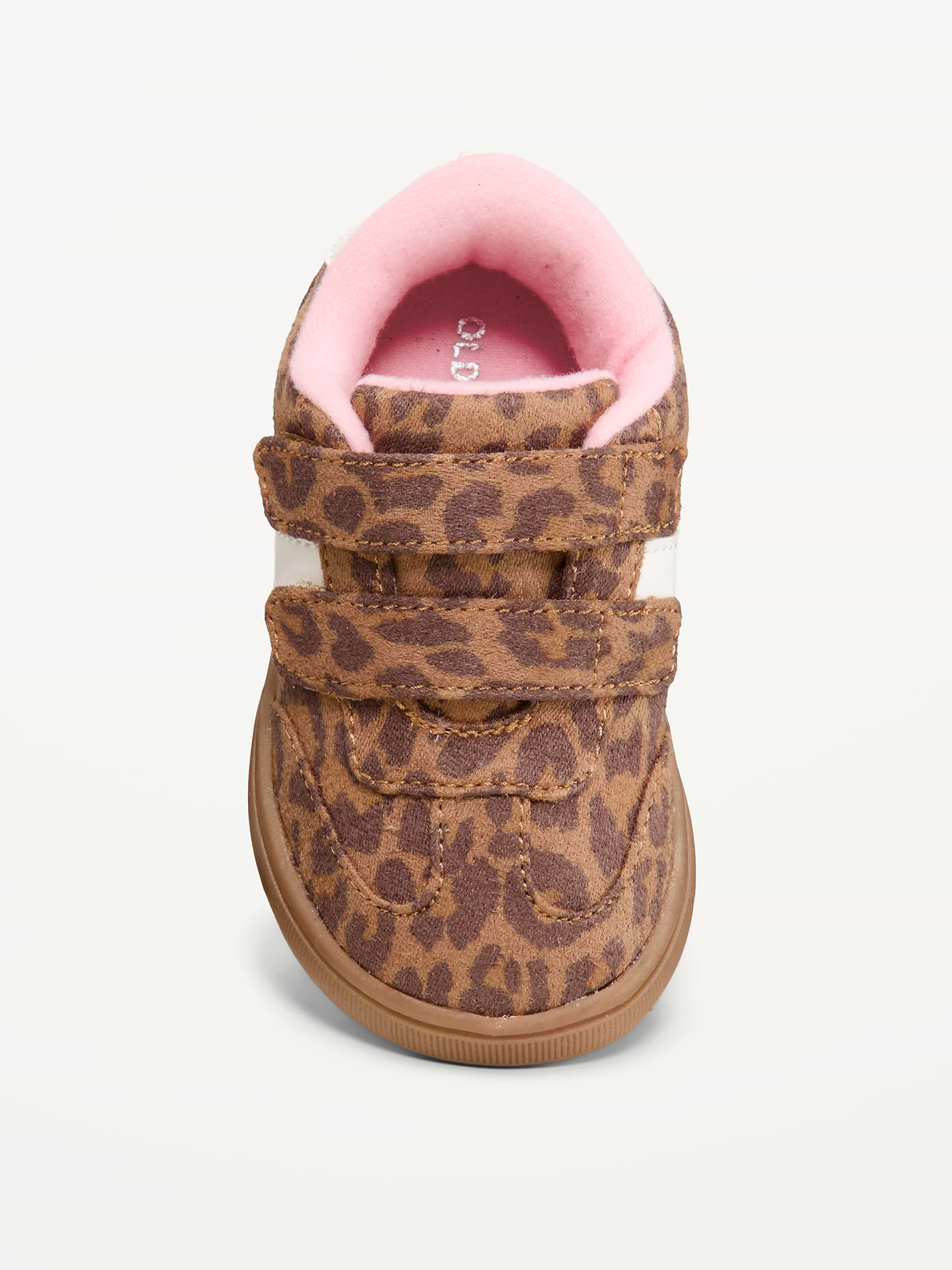 L'image numéro 2 présente Chaussures de sport en suédine à fermeture velcro double pour toute-petite