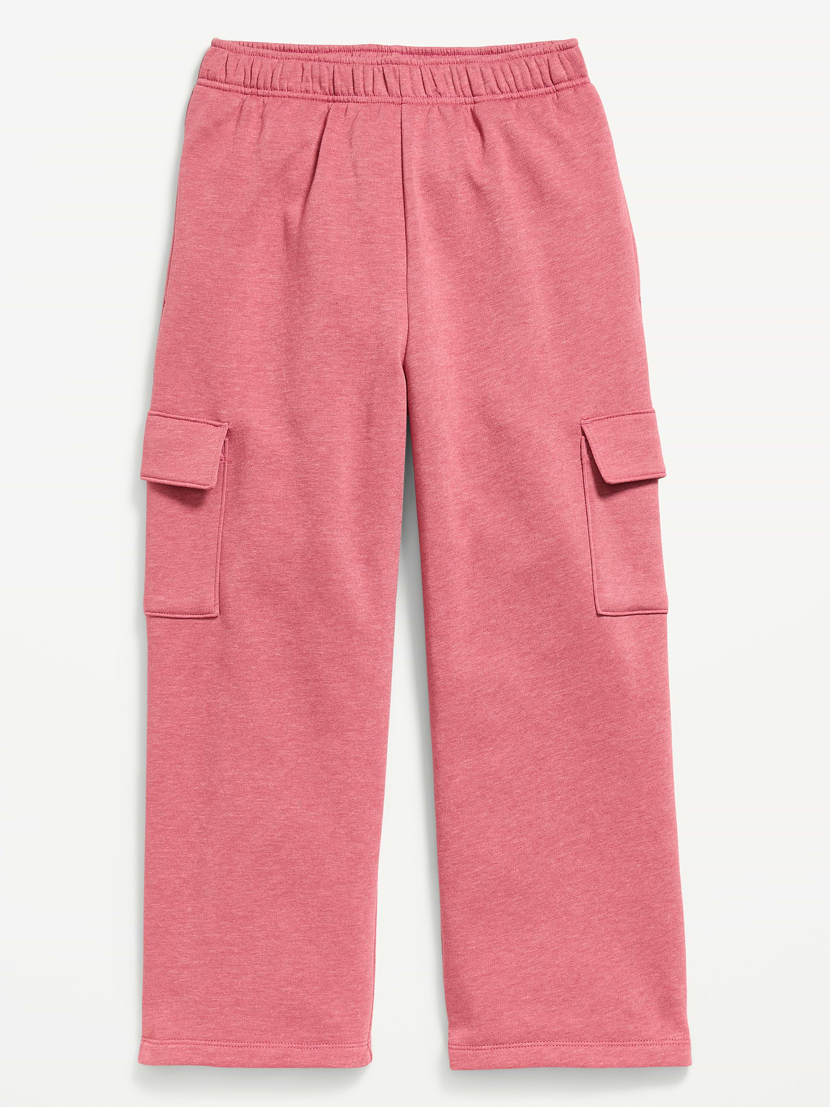 Image 1 of 2, elasticized waistband, on-seam pockets, cargo pockets at each leg, wide leg, Product #906950