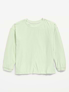 Image 3 de 4, T-shirt long NuageSport à manches longues pour fille