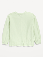 Image 4 de 4, T-shirt long NuageSport à manches longues pour fille