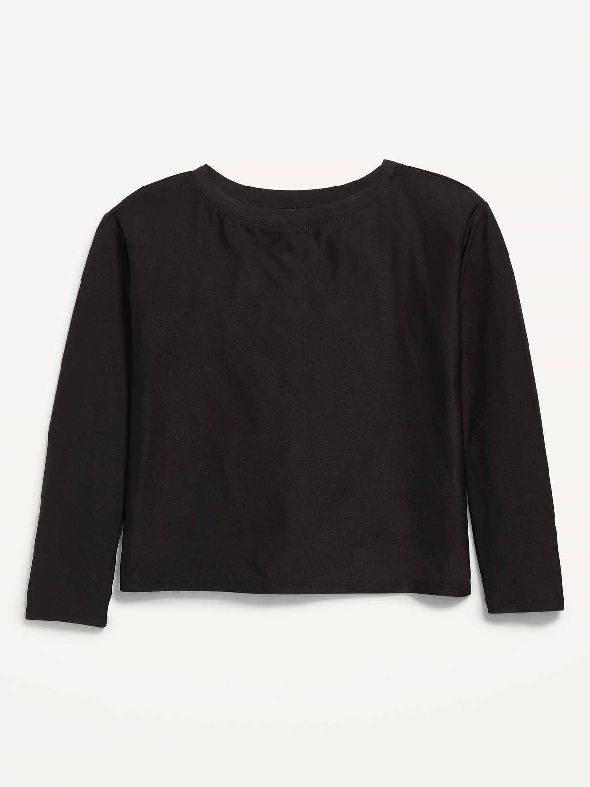 Image 3 de 4, Haut à dos croisé à manches longues NuageSport pour fille