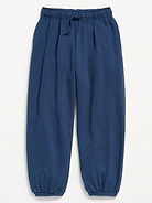 Image 1 of 3, mid rise, elasticized waistband, on-seam pockets, cinched leg cuffs, Product #906949