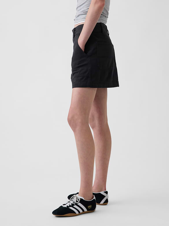 High Rise Mini Utility Skort