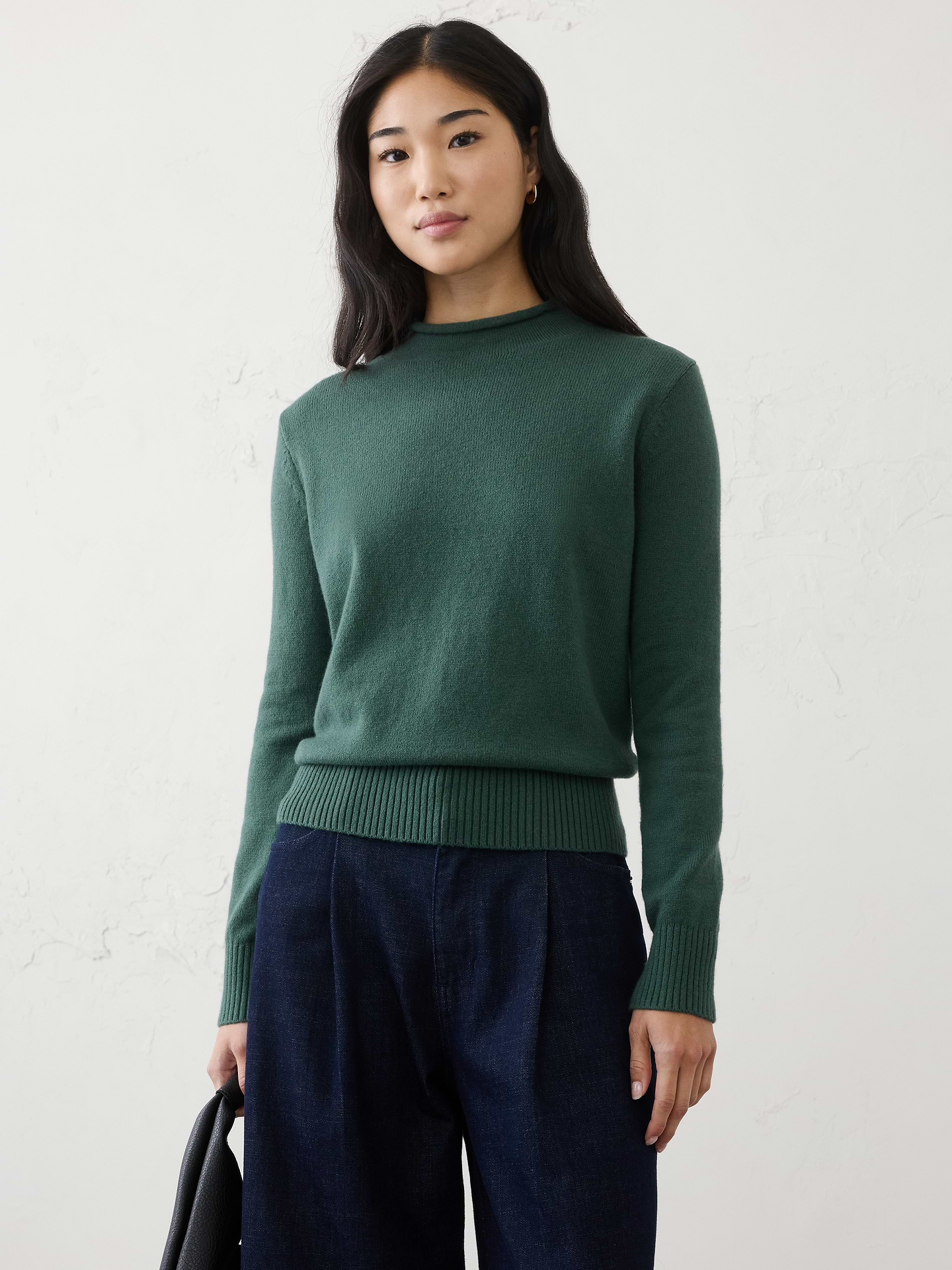 Image number 1 showing, Perfectly Soft Roll Mock-Neck Sweater
