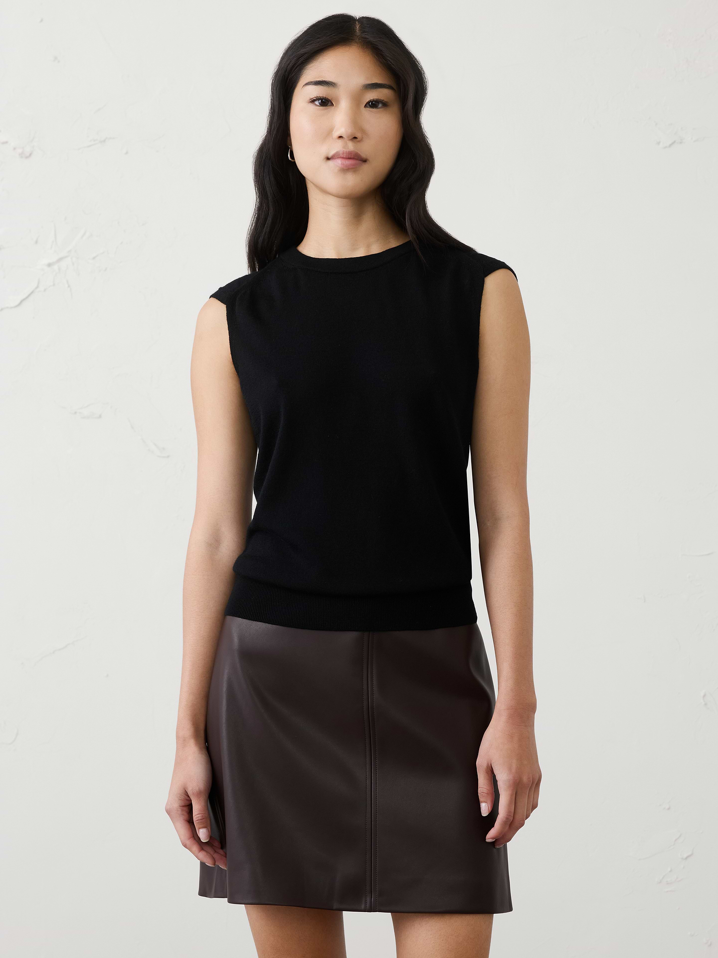 Image number 1 showing, Merino Wool Shell Sweater