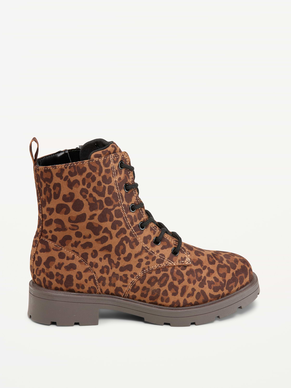 Image number 3 showing, Faux-Suede Combat Boots for Toddler Girls