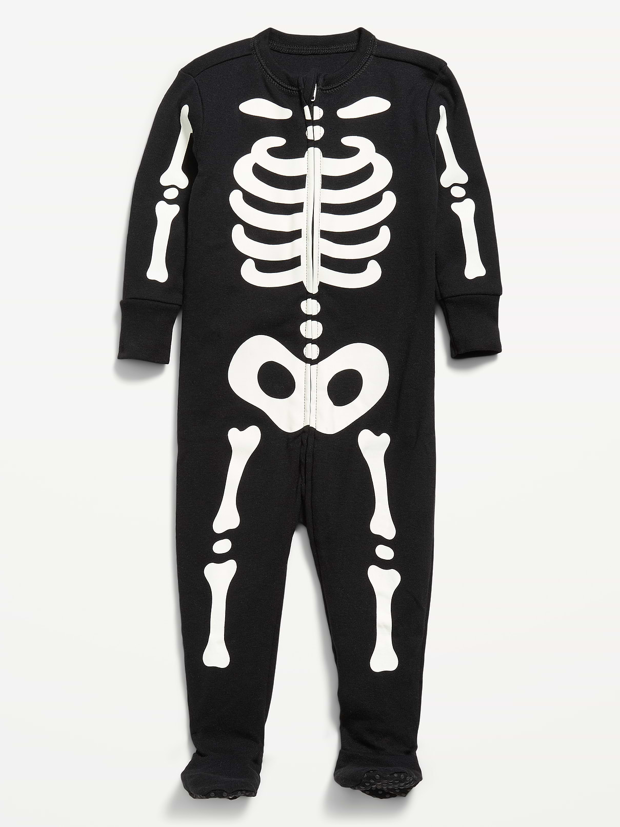 Image number 1 showing, 2-Way-Zip Sleep & Play Footed One-Piece for Baby