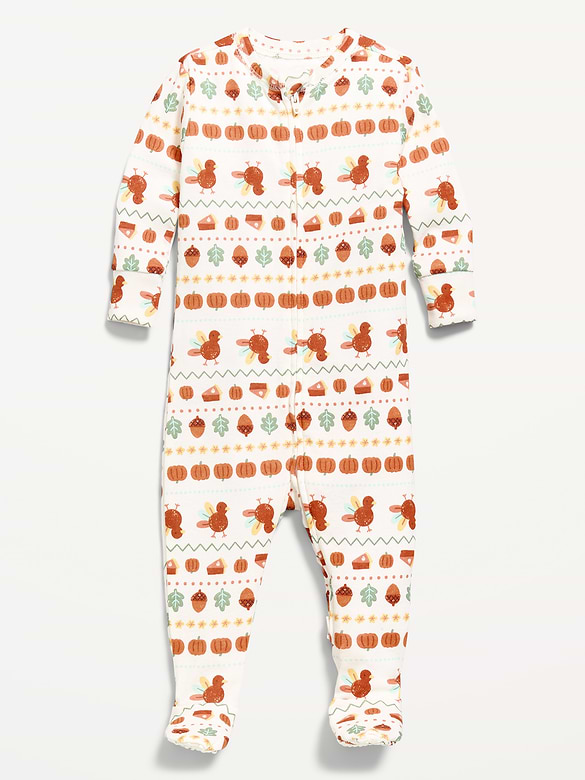 Snug-Fit 2-Way-Zip Sleep & Play Footed One-Piece for Baby