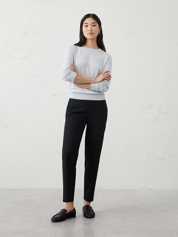 Hayden Sculpted Stretch Tapered-Leg High-Rise Pant