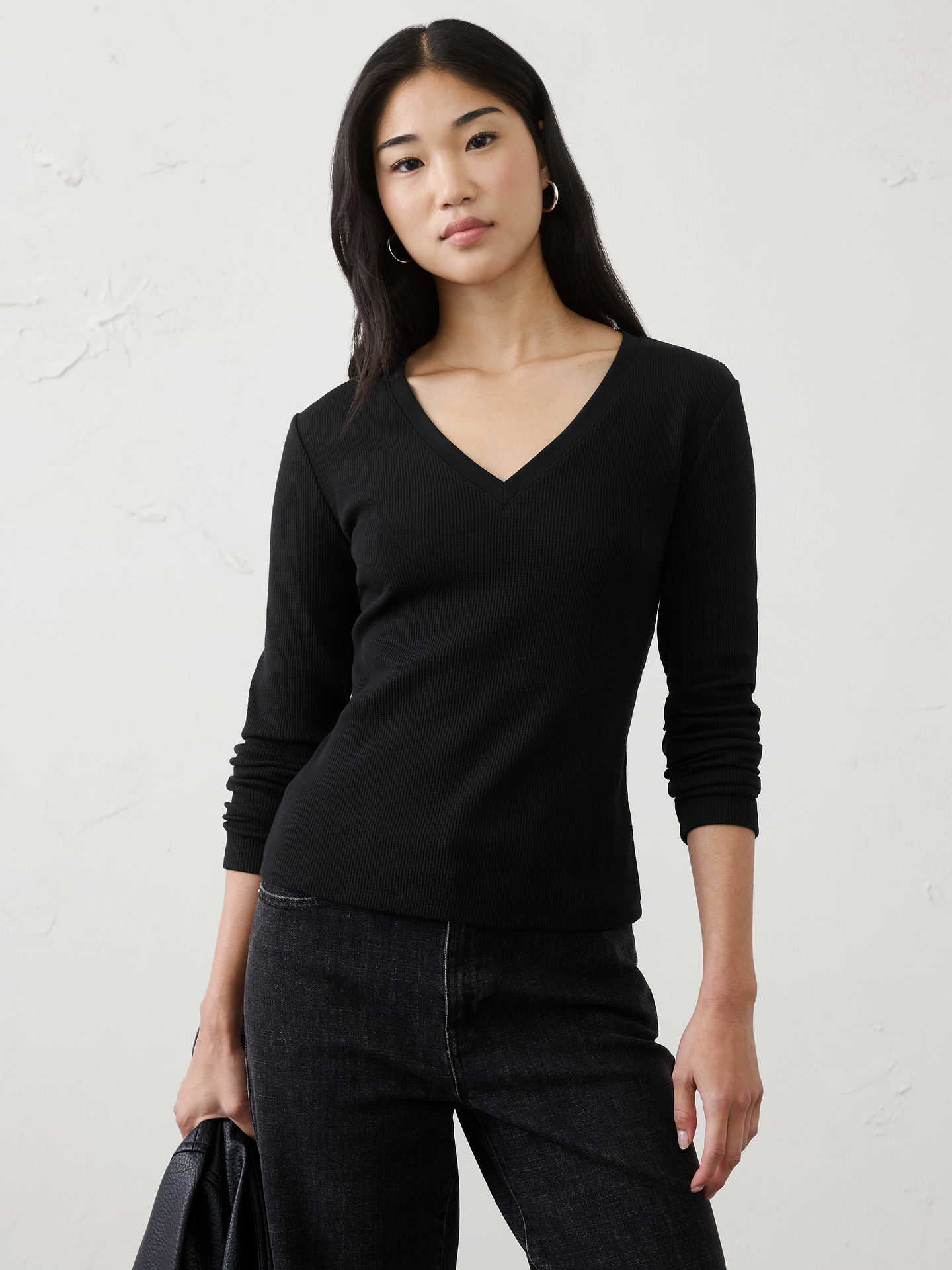 Image number 1 showing, Waffle Knit T-Shirt