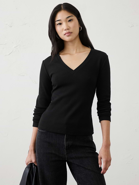 Waffle Knit T-Shirt