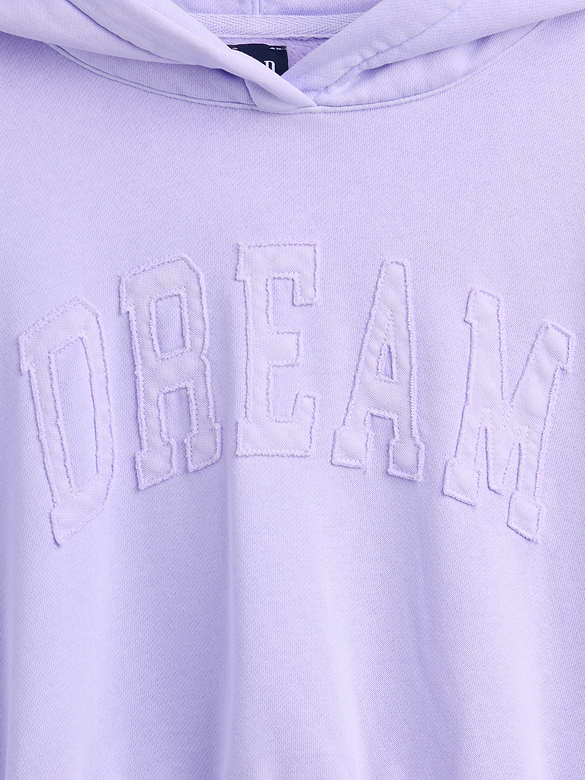 VintageSoft Logo Crop Hoodie