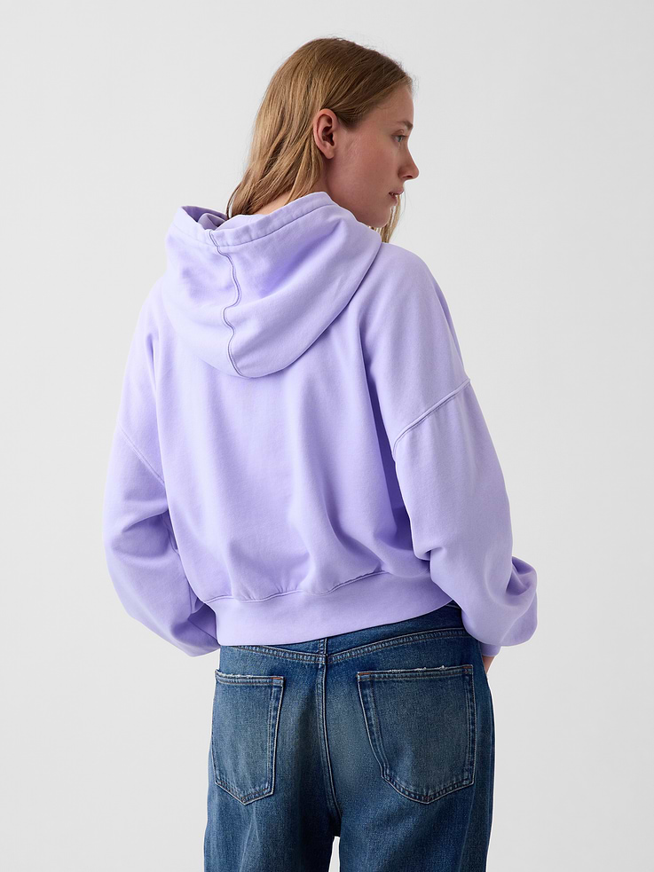 Image number 3 showing, VintageSoft Logo Crop Hoodie