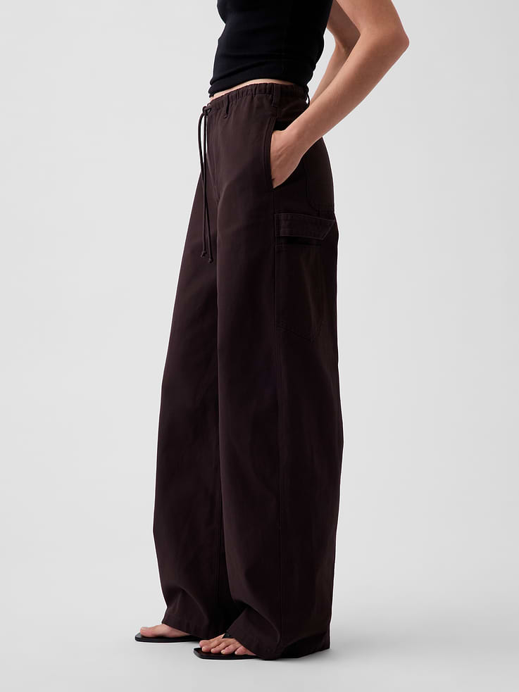 Image number 3 showing, Canvas Easy Baggy Barrel Cargo Pants