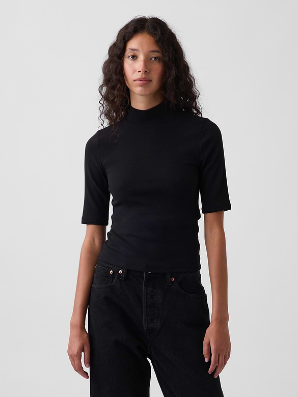 Modern Mockneck T-Shirt