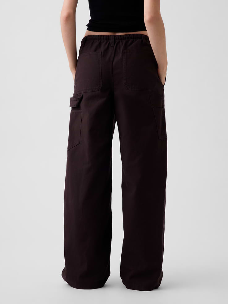 Image number 5 showing, Canvas Easy Baggy Barrel Cargo Pants