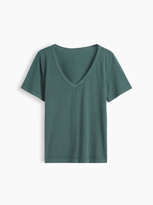 Organic Cotton VintageSoft V-Neck T-Shirt