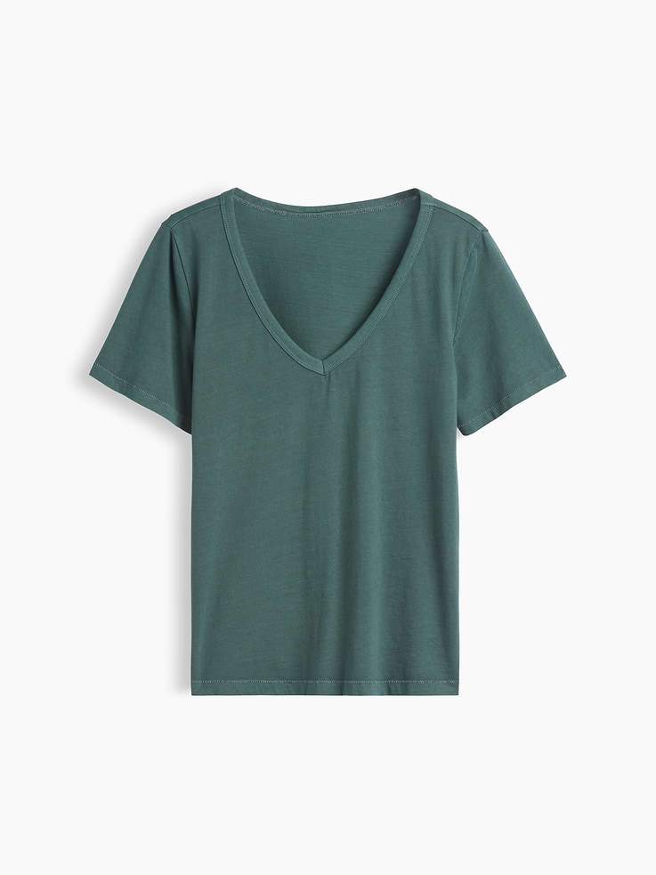 Image number 5 showing, Organic Cotton VintageSoft V-Neck T-Shirt