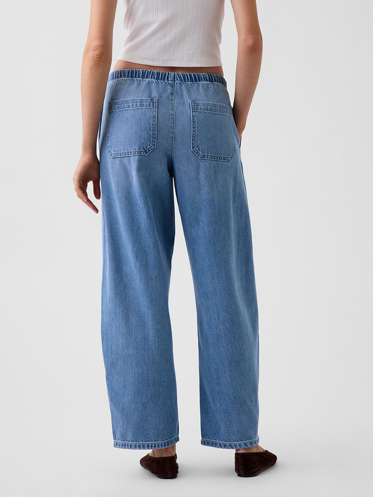 Image number 5 showing, High Rise UltraSoft Easy Barrel Jeans