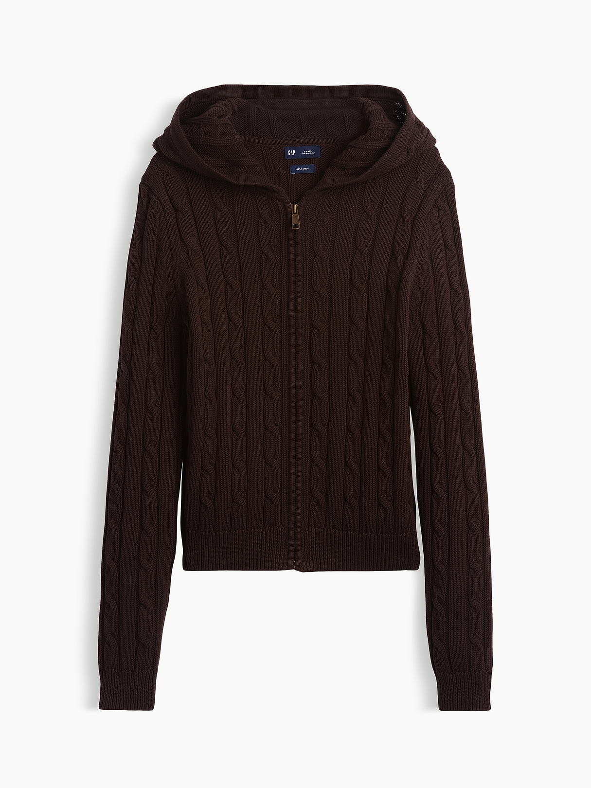 トップス CABLE CARDIGAN abyts 3 100% Cotton Cable-Knit Zip Cardigan | Gap