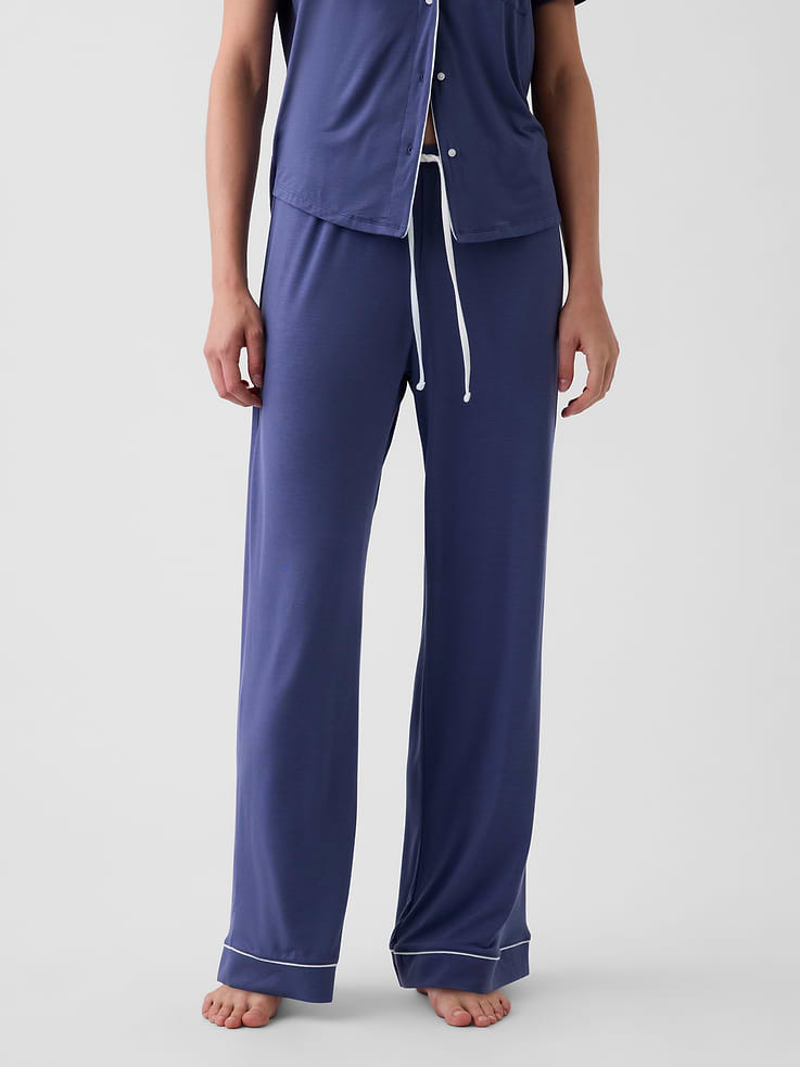 Image number 2 showing, SoftMade Modal PJ Pants