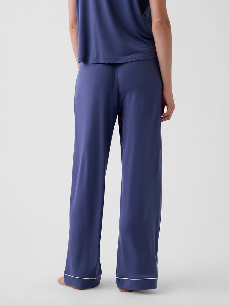 Image number 4 showing, SoftMade Modal PJ Pants