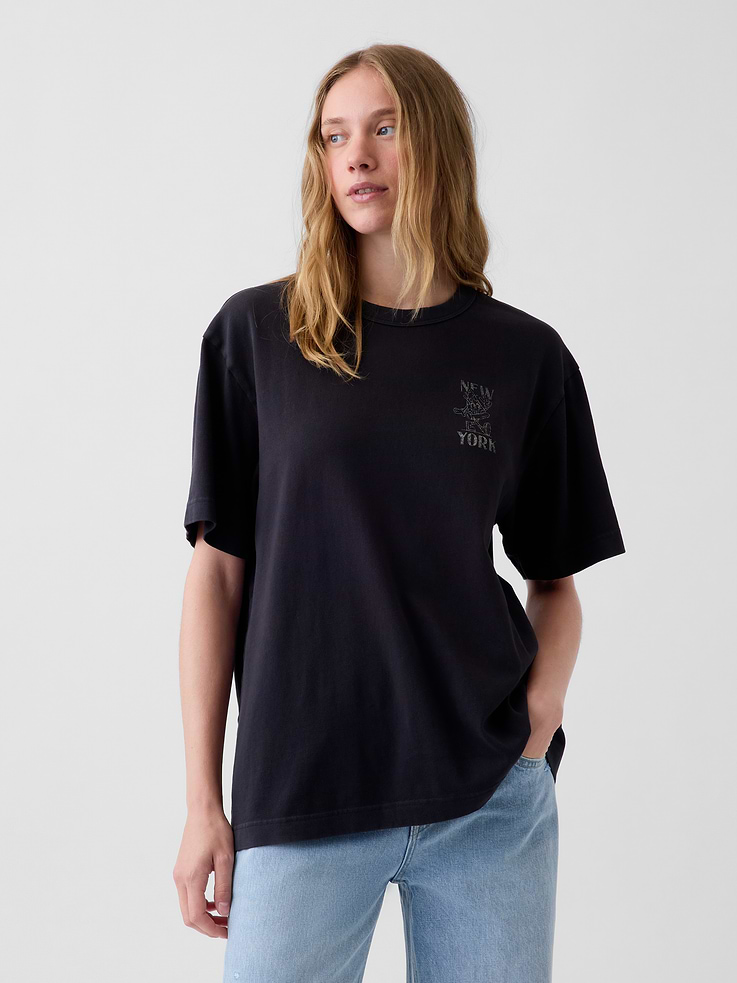 Image number 5 showing, Heavyweight Relaxed Graphic T-Shirt