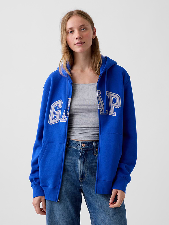 Adult VintageSoft Arch Logo Zip Hoodie