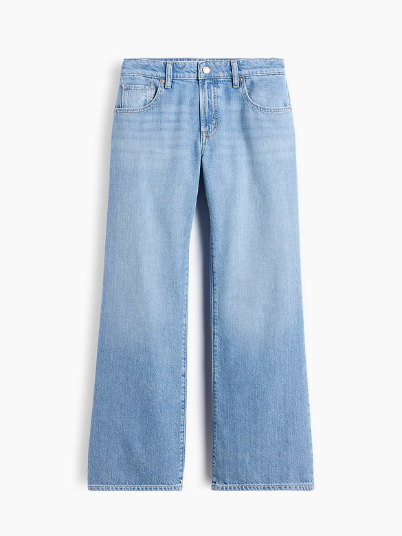 Low Rise UltraSoft Baggy Flare Jeans