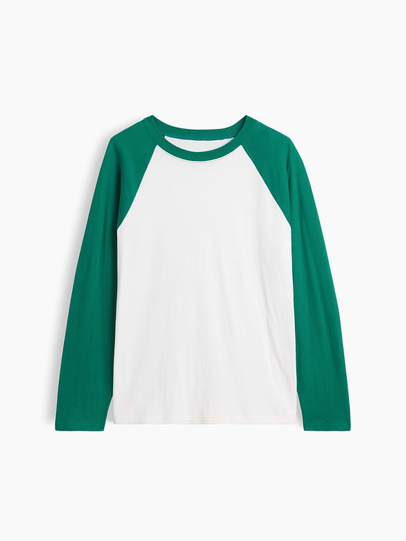 100% Cotton Authentic Raglan Big T-Shirt