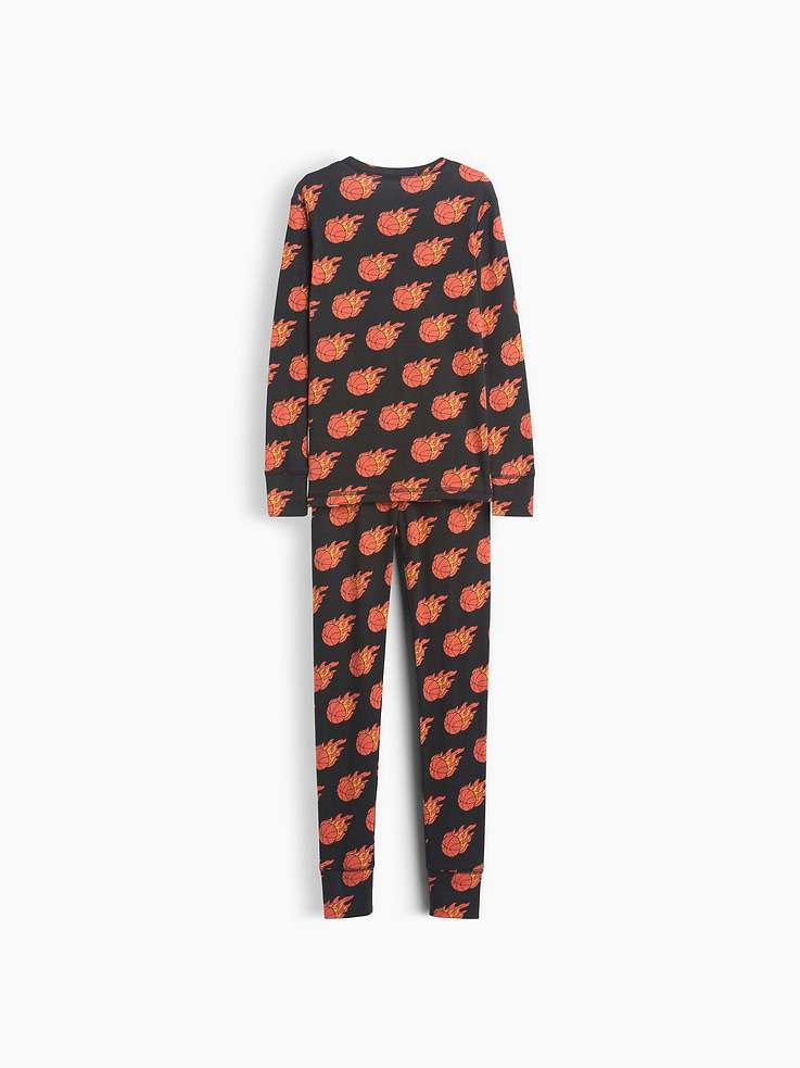 Image number 2 showing, Kids Organic Brushed Cotton PJ Set