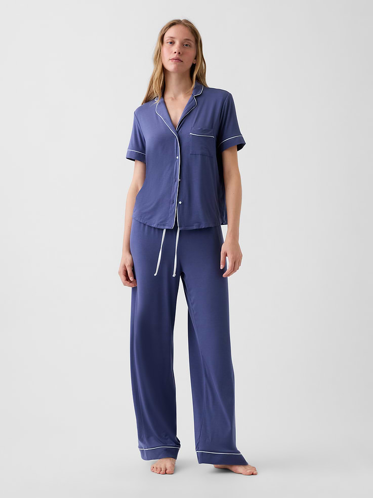 Image number 1 showing, SoftMade Modal PJ Pants