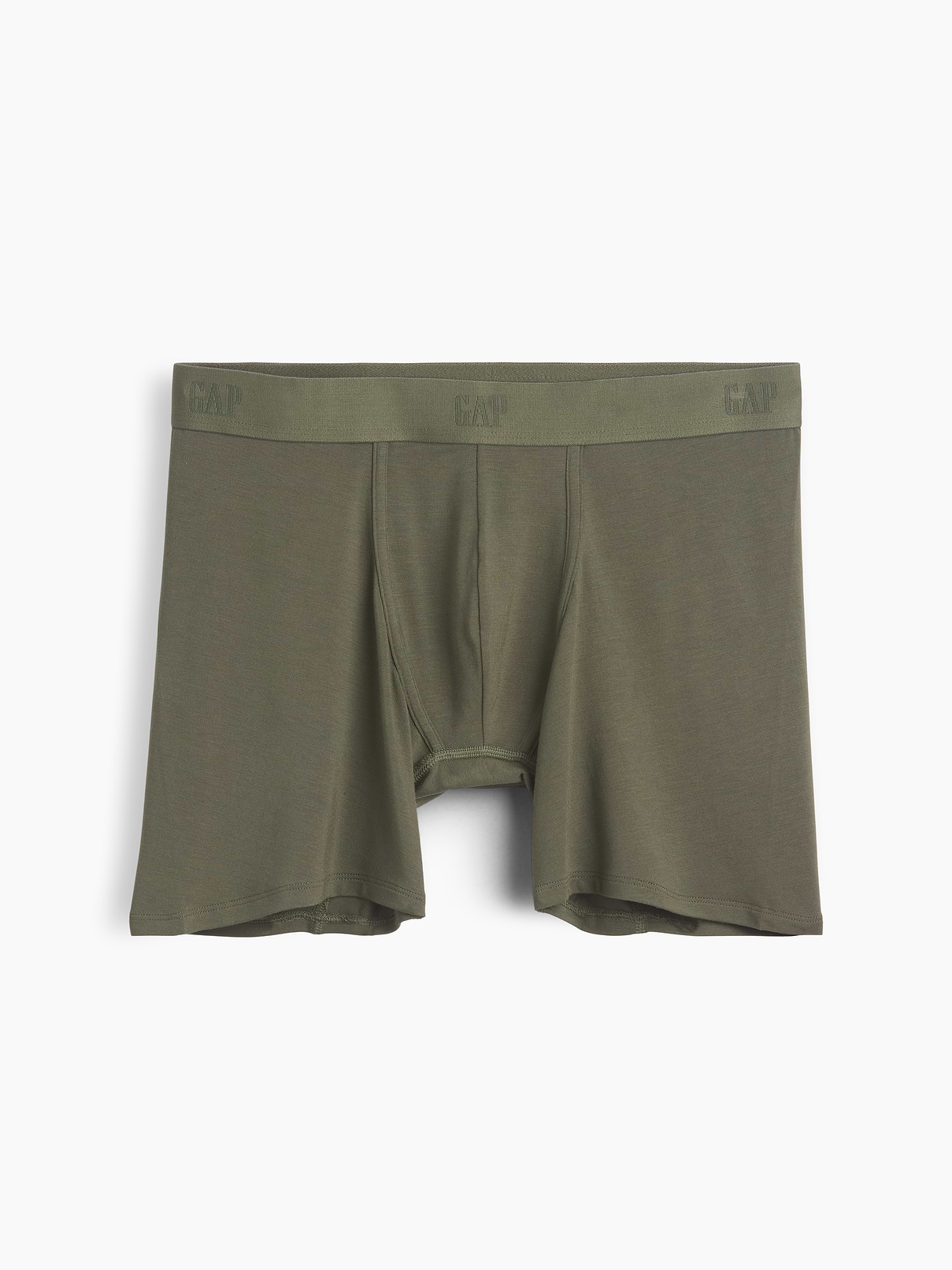 Image 1 of 3, Soft stretch modal boxer brief underwear., Elasticized waistband with logo detailing., Product #1184620