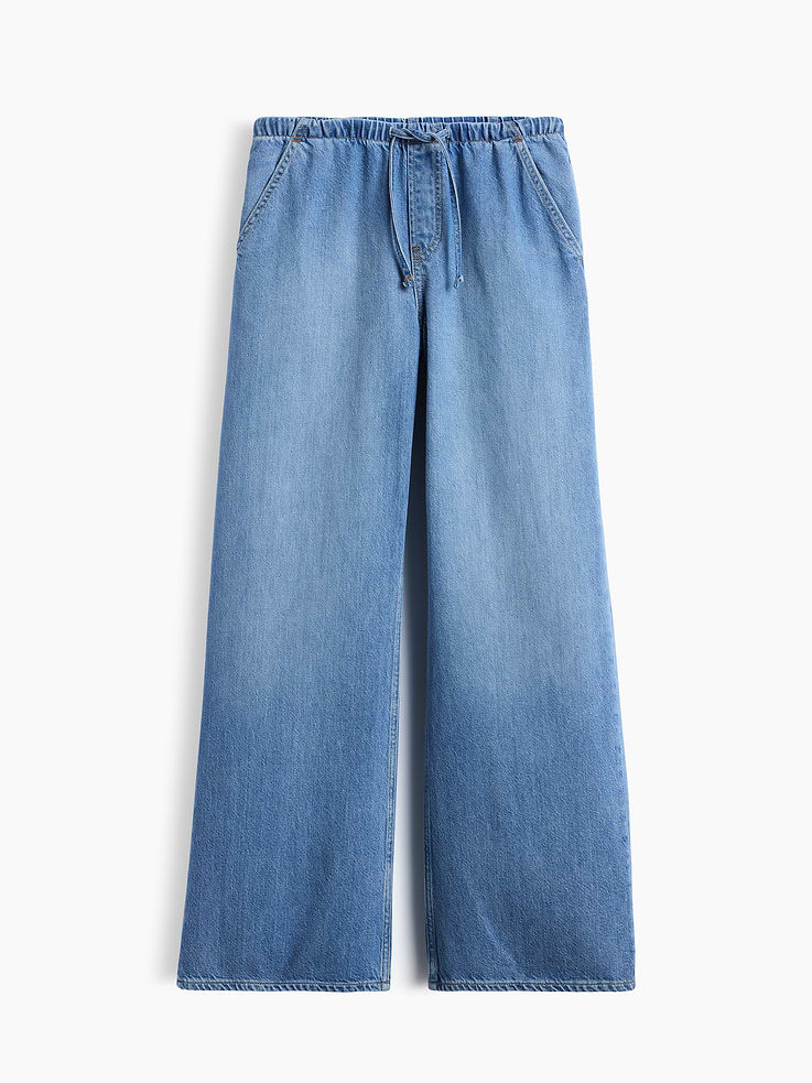 Image number 6 showing, Low Rise UltraSoft Stride Easy Wide-Leg Jeans