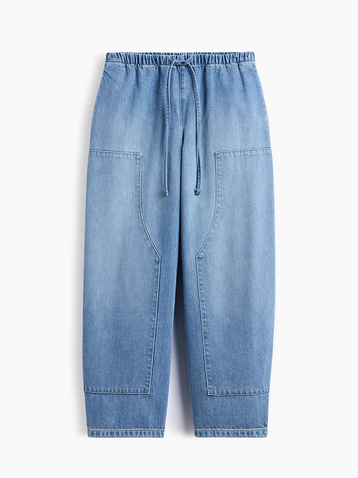 Image number 7 showing, High Rise UltraSoft Easy Barrel Jeans