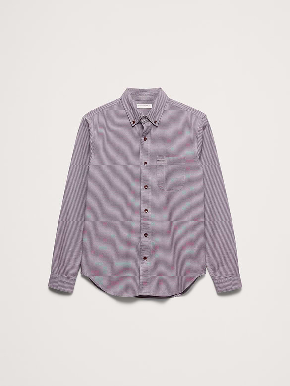 Chemise Oxford de coton coupe standard