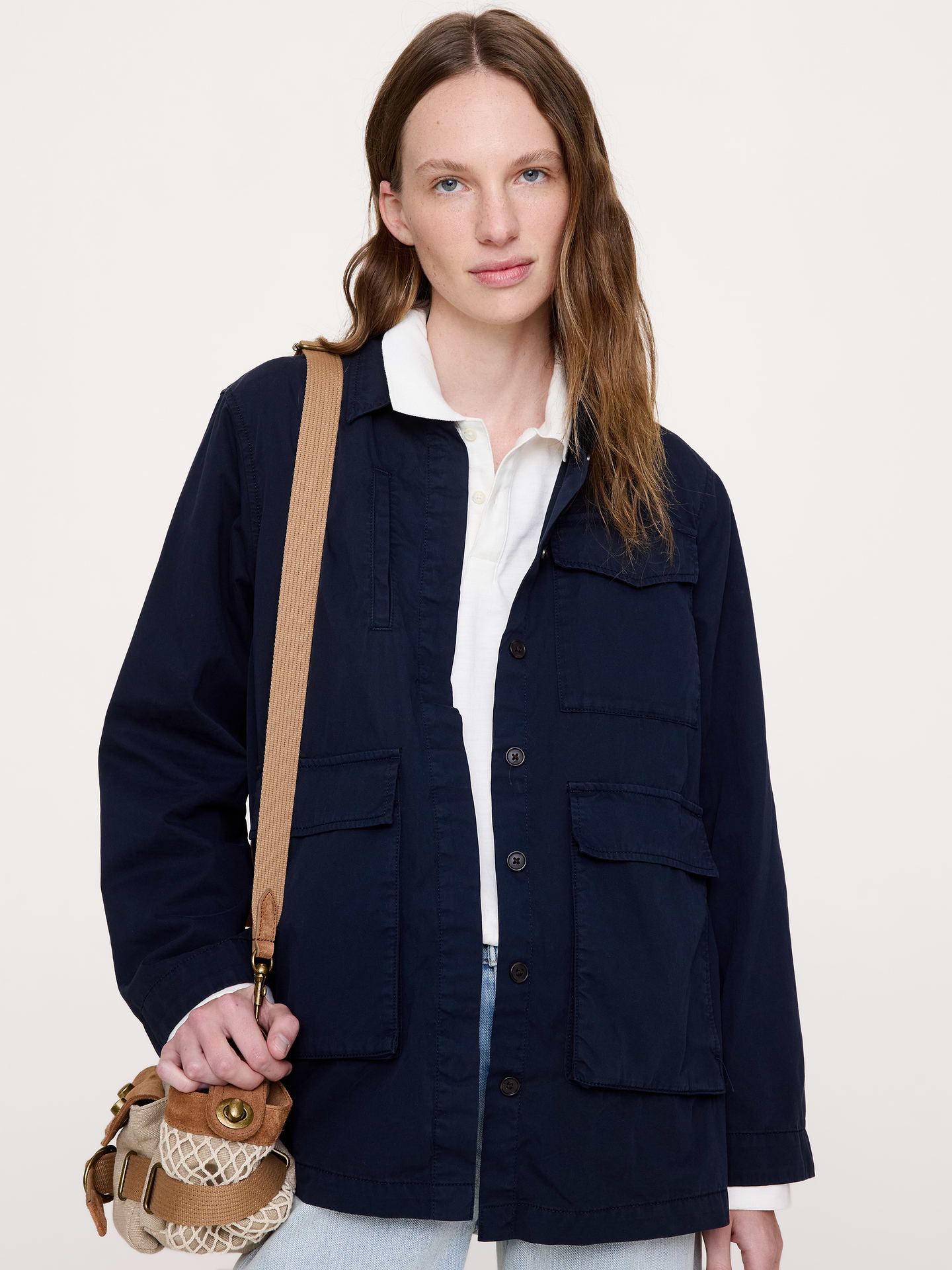 Image number 8 showing, Cotton Twill Shirt Jacket
