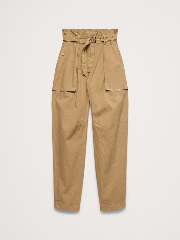 Ripstop Cotton Paperbag Pant