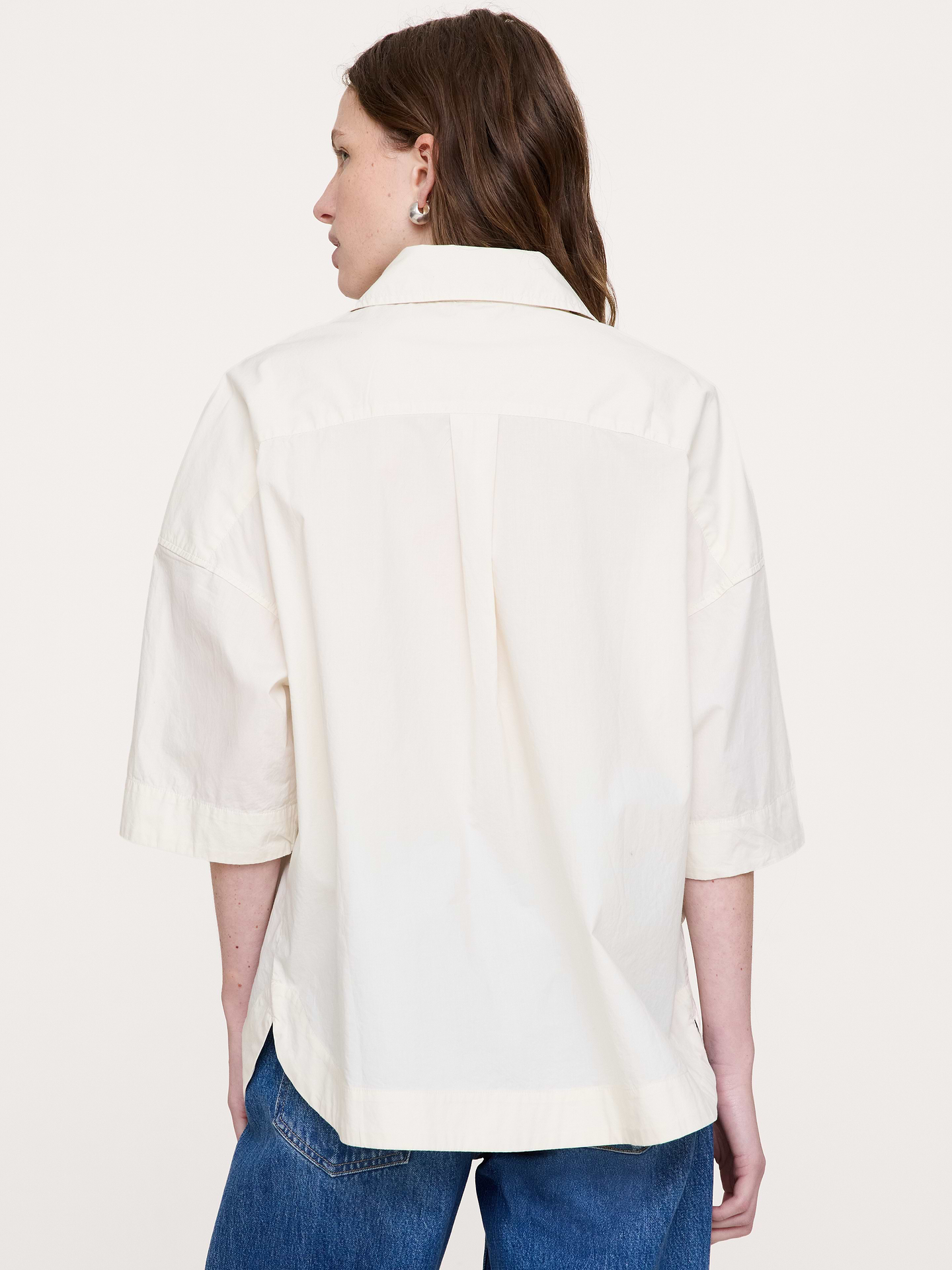 Image number 3 showing, Cotton Poplin Popover Tunic