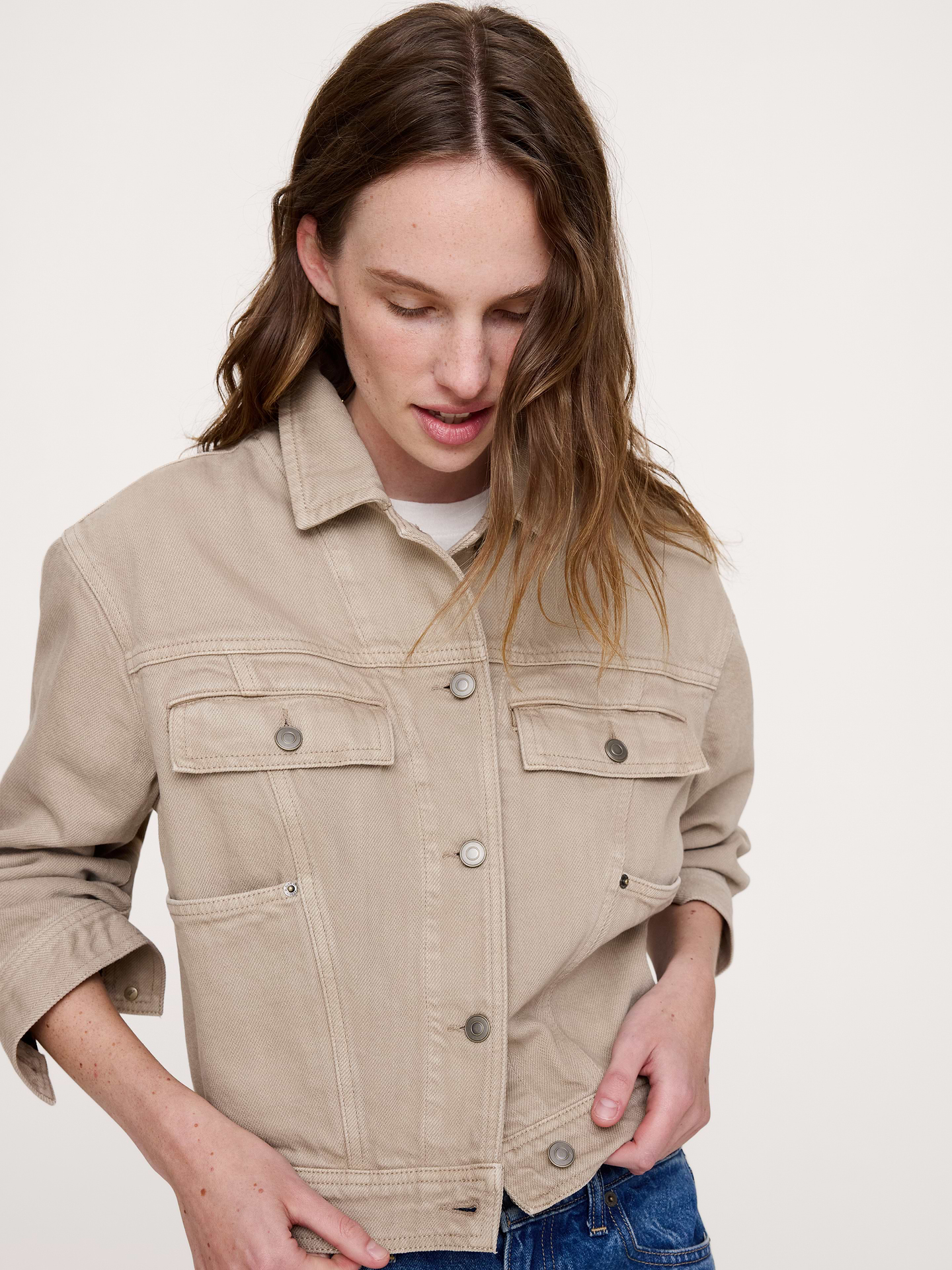 L'image numéro 4 présente Veste en denim Retour aux archives