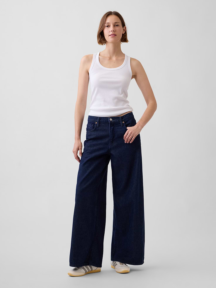 Image number 1 showing, Mid Rise UltraSoft Baggy Jeans