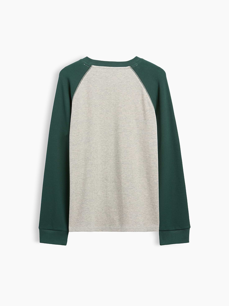 L'image numéro 2 présente T-shirt gaufré à manches raglan pour Enfant