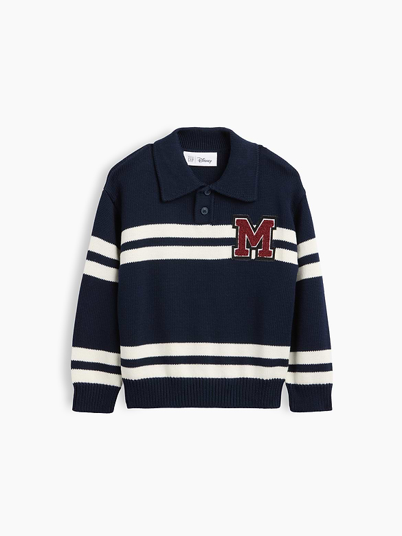Gap × Disney Baby & Toddler Varsity Polo Sweater