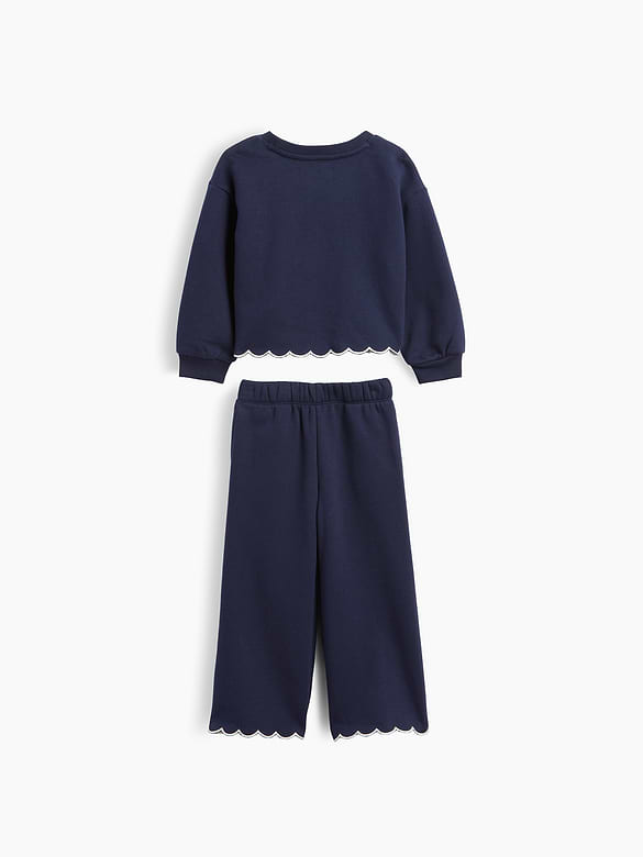 Gap × Disney Baby & Toddler VintageSoft Scalloped Sweat Set