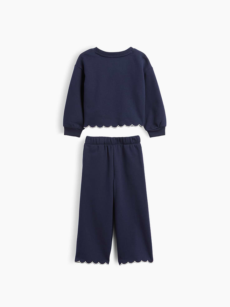 Image number 2 showing, Gap × Disney Baby & Toddler VintageSoft Scalloped Sweat Set