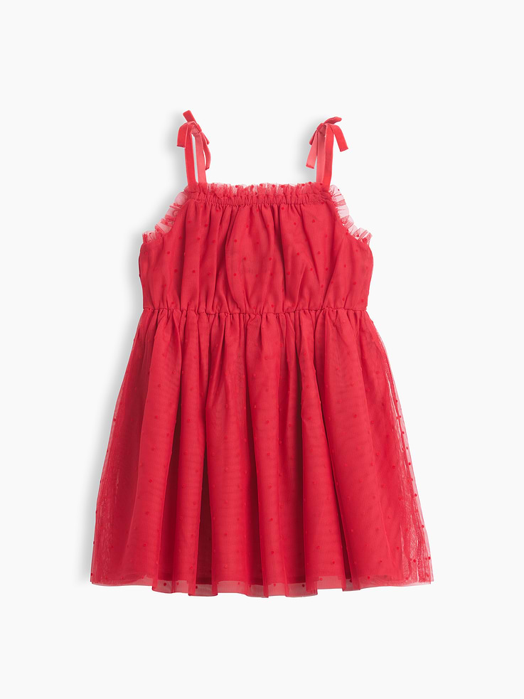 Image 2 de 2, Robe en tulle à bretelles et boucle pour Bébé et Toute-petite