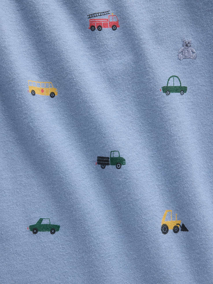 Image number 3 showing, Baby First Favorites Organic Cotton Brannan Bear Toile Bodysuit