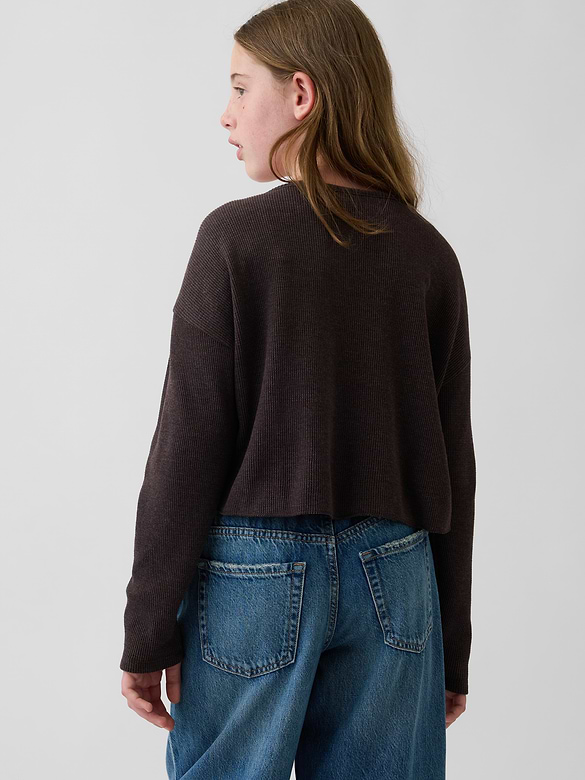 Kids Oversized Waffle T-Shirt