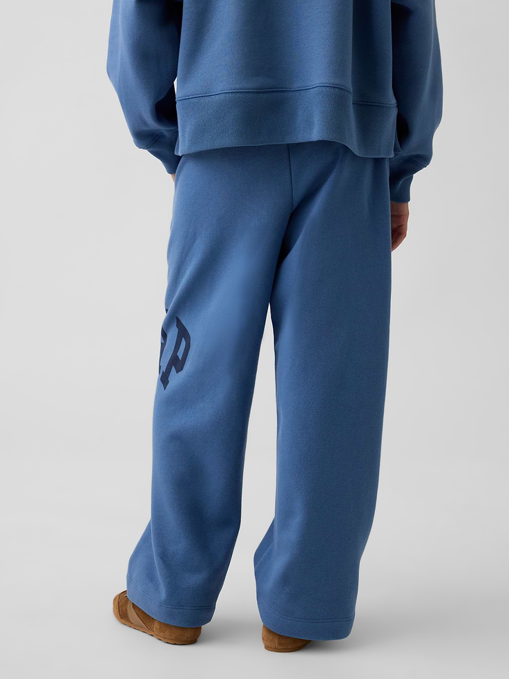 L'image numéro 4 présente Pantalon décontracté en coton ouaté à coupe baril VintageDoux pour Enfant