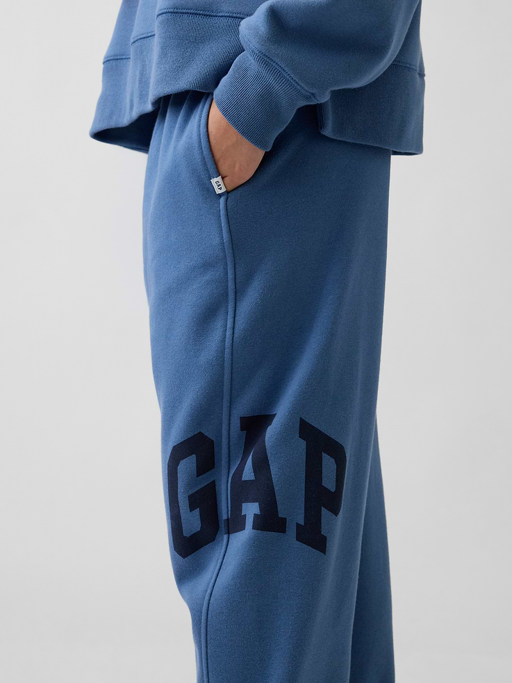 L'image numéro 6 présente Pantalon décontracté en coton ouaté à coupe baril VintageDoux pour Enfant